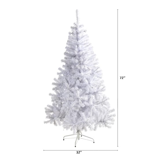 6ft. Unlit White Artificial Christmas Tree